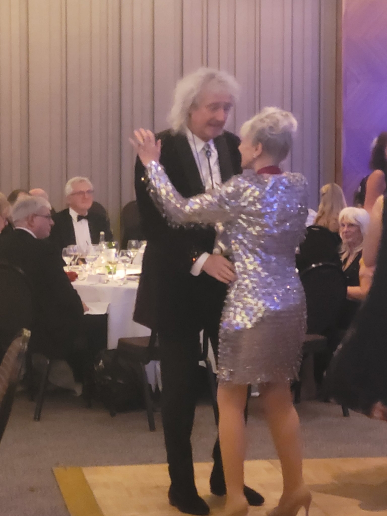Our president and her Husband take to the floor