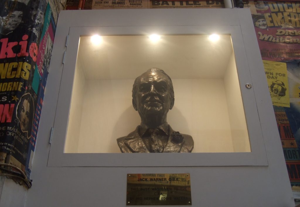 Bust of Jack Warner OBE