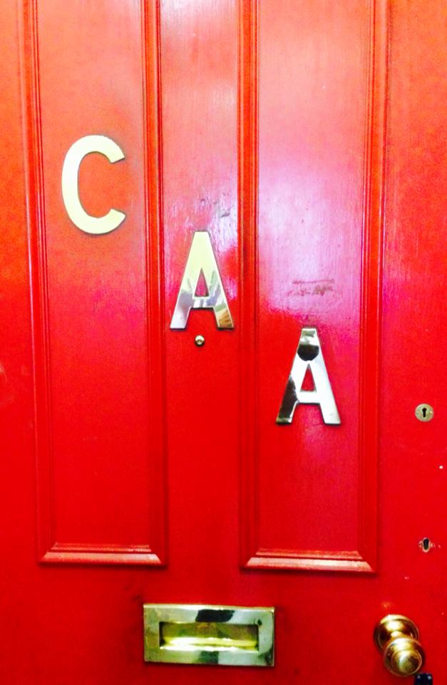 The CAA Entrance Doorway