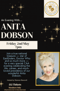 An audience with Anita Dobson at The CAA London