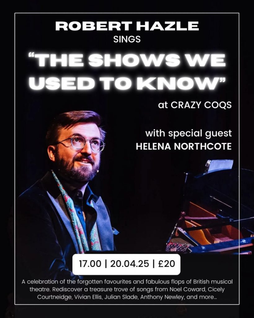 Robert Hazle songs from 'The Shows we used to Know