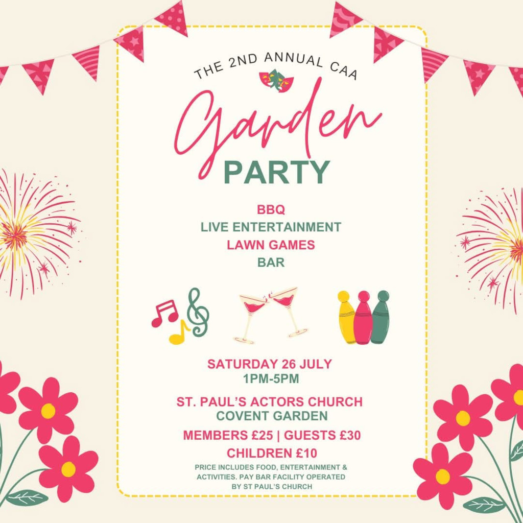 The second annual Garden Party for The CAA London