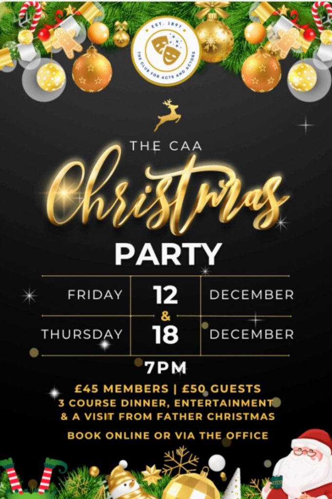 Christmas Parties at The CAA London 2025