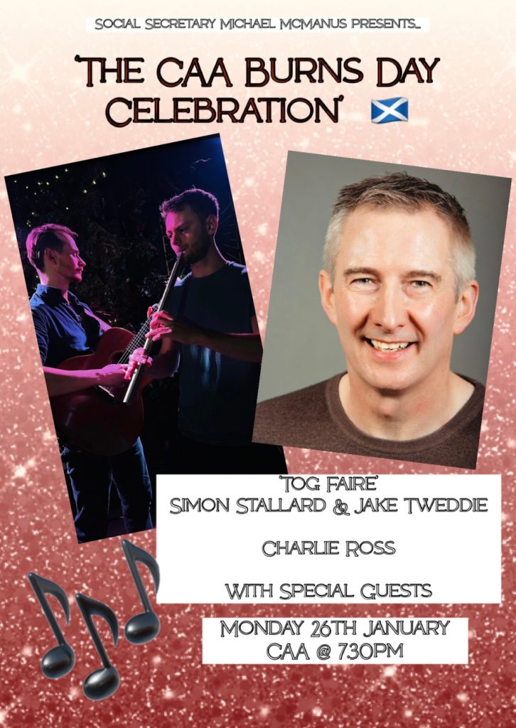 Burns Night at the CAA London