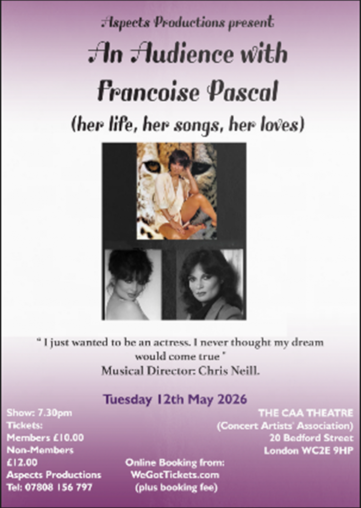 An audience with Francoise Pascal at The CAA London