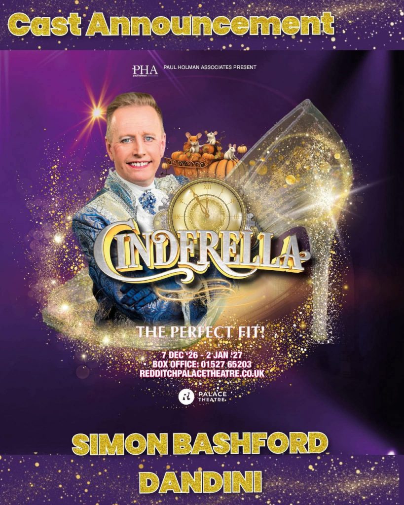 Simon Bashford in Panto at Redditch Palace Theatre 2026