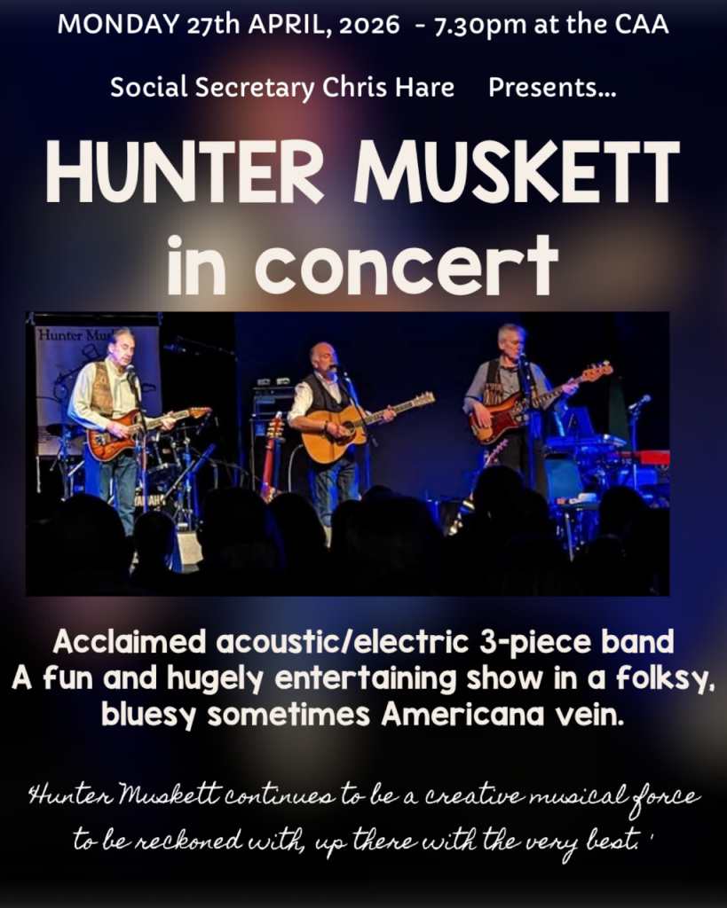 Hunter Muskett are a brilliant folk/blues band live at the CAA London