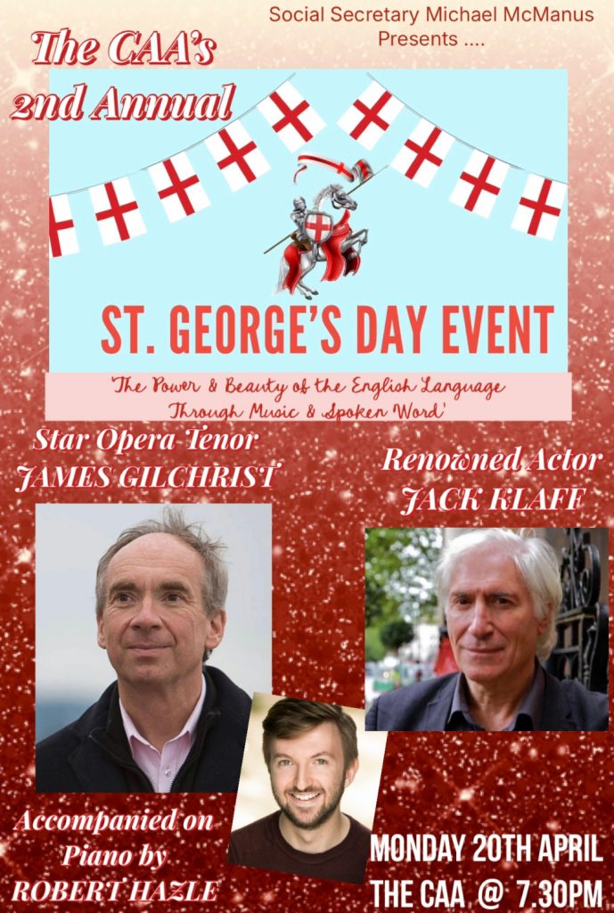 A Celebration in music and song. James Gilchrist (tenor) Jack Klafe (actor) Robert Hazle (piano)