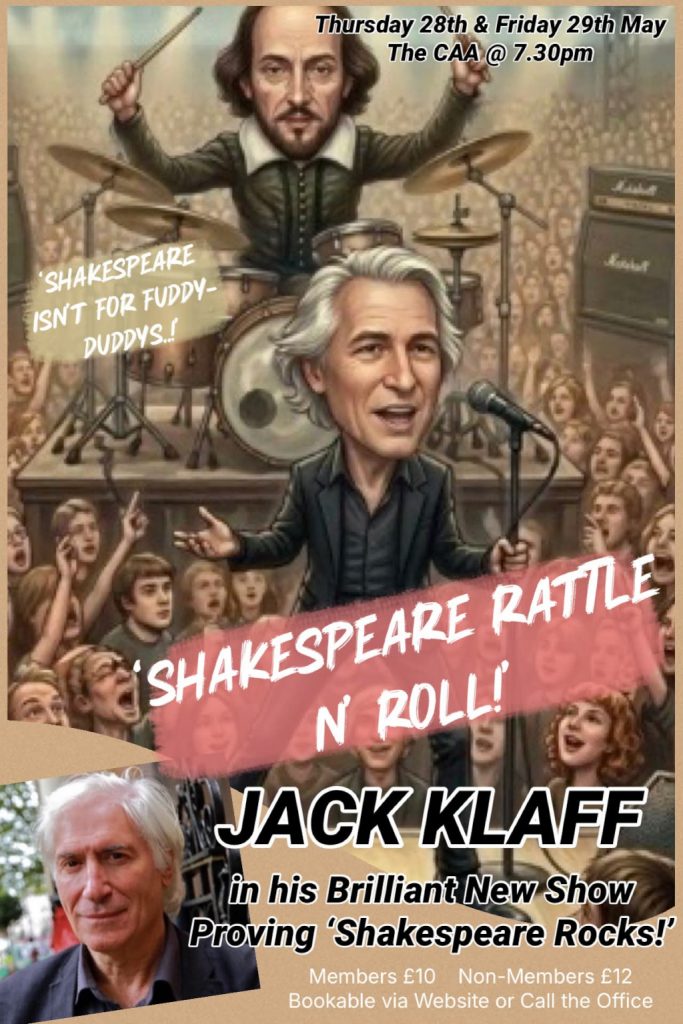 Shakespeare Rattle and Roll. Jack Klaff proves Shakespeare isn't just for Duffy Duddys!