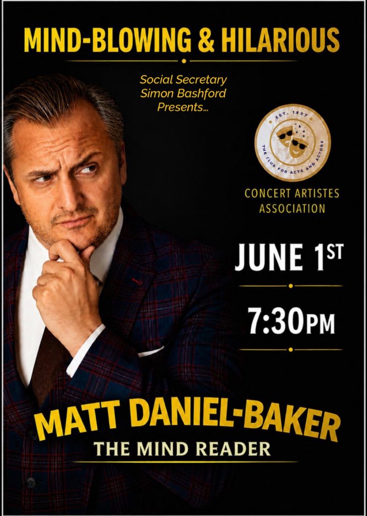 Matt Daniel-Baker Live at the CAA London